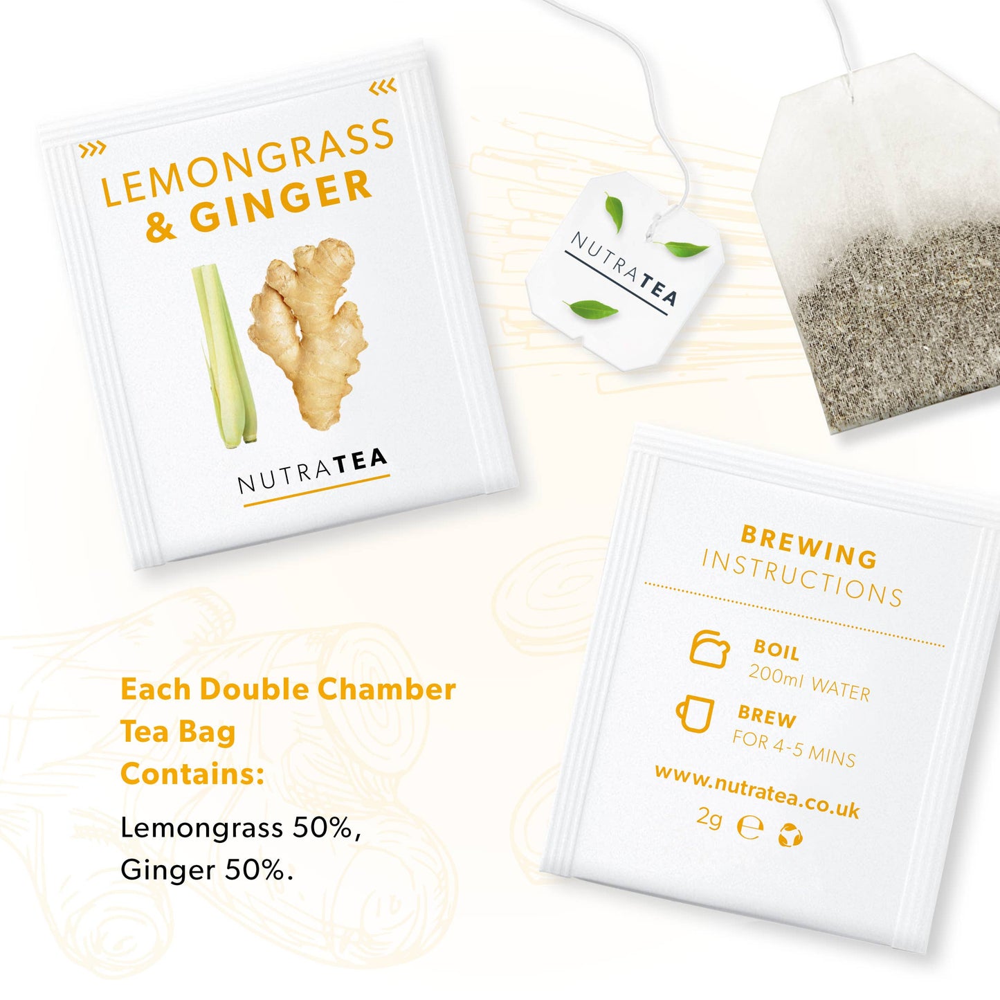 Lemongrass & Ginger Herbal Tea
