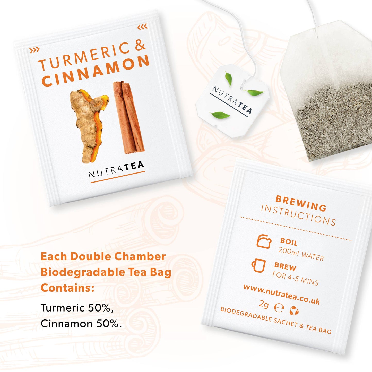 Turmeric & Cinnamon Herbal Tea