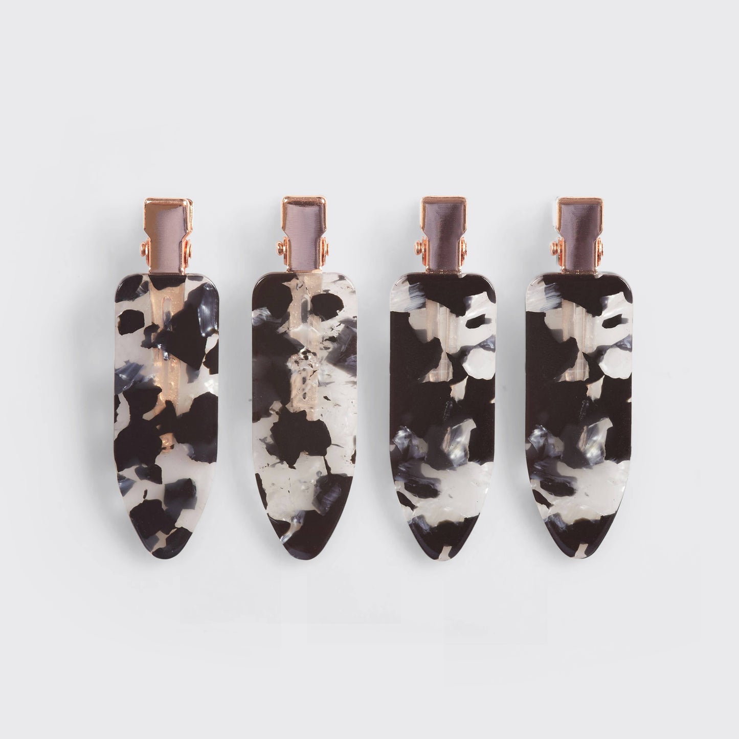 Creaseless Clips - Black Terrazzo