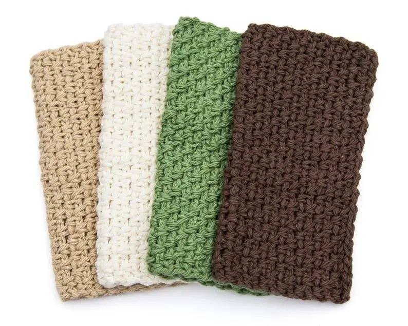 Organic Dish Cloths: Green