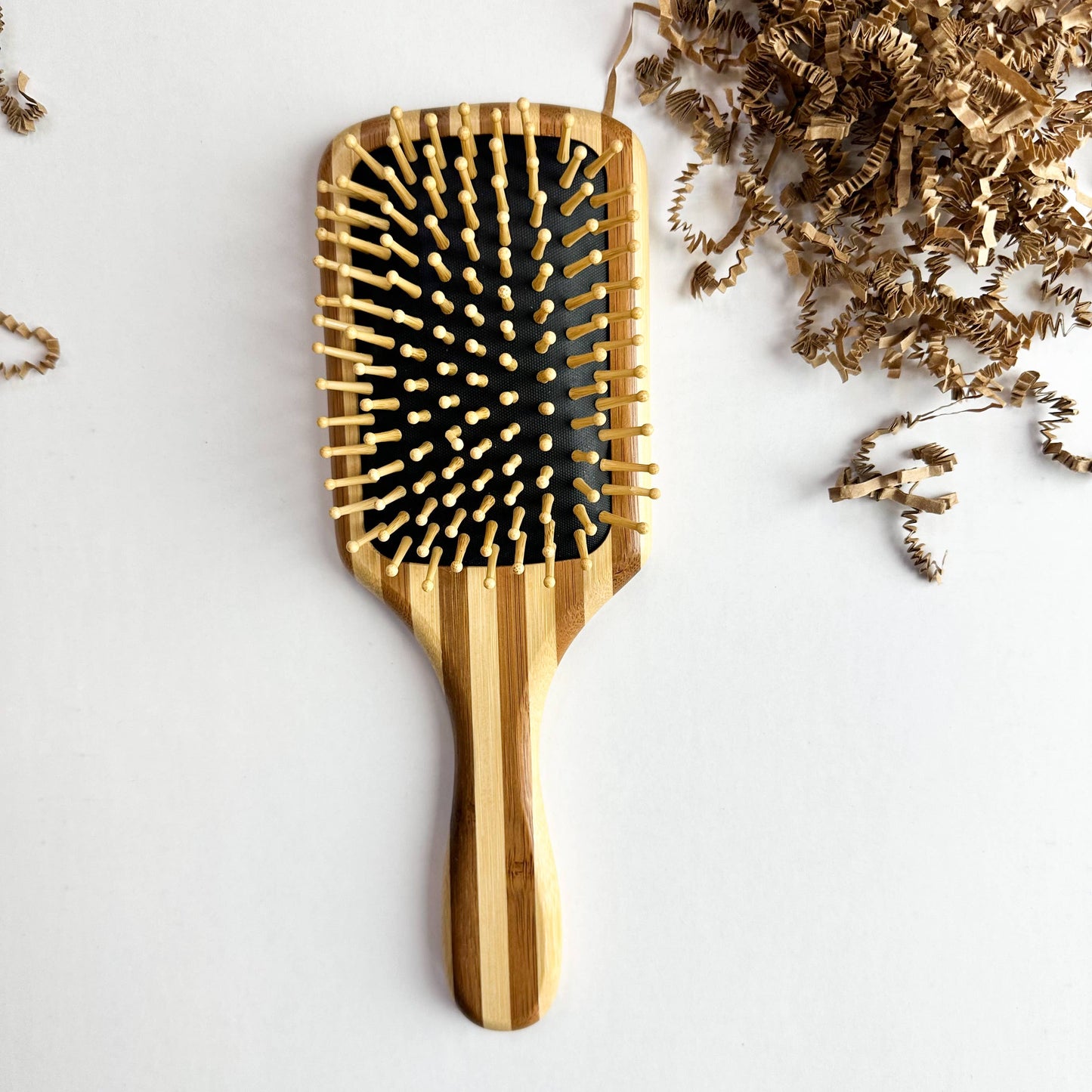 Bamboo Hair Brush: Midnight Stripe
