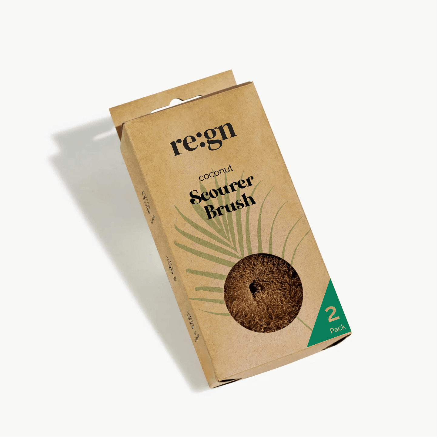 Round Coconut Scourers - 2 pack