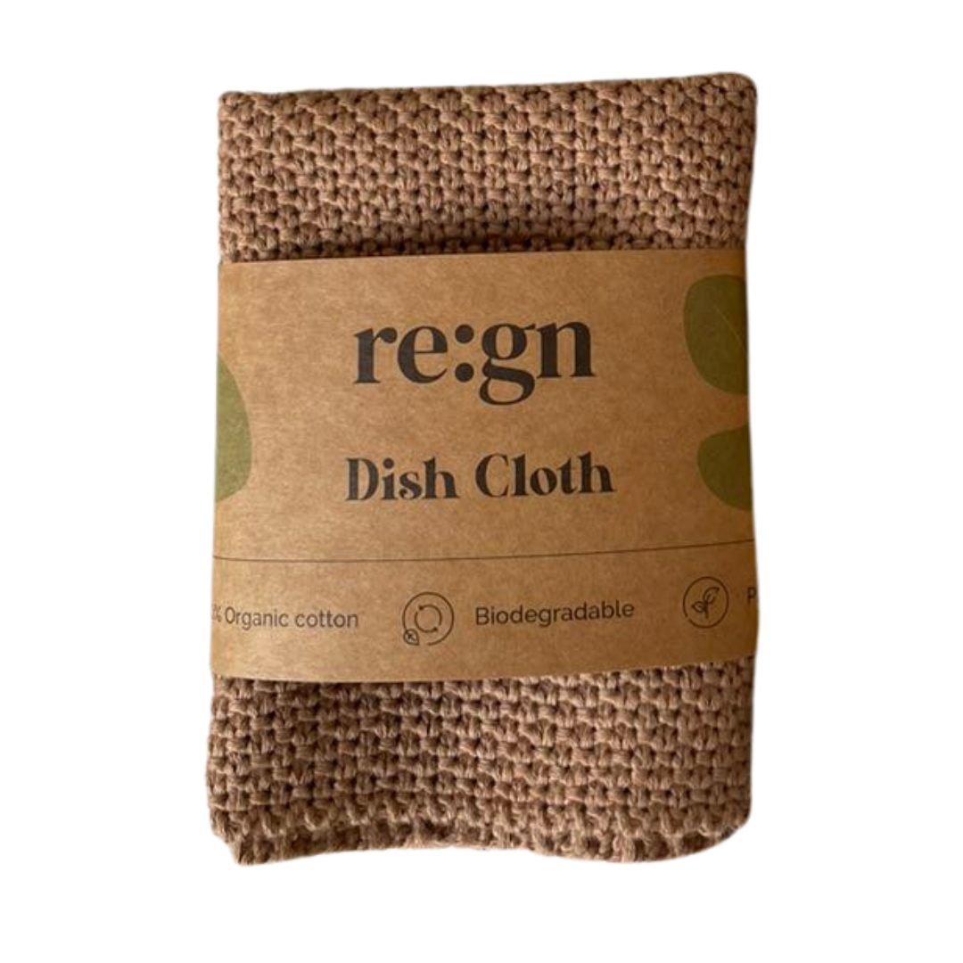 Organic Dish Cloths: Tan