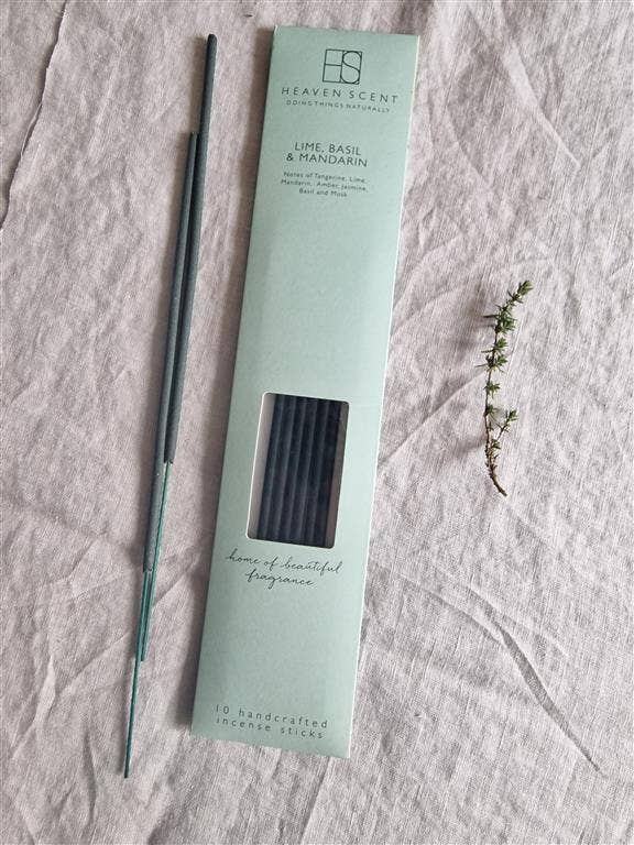 Lime, Basil & Mandarin Incense Sticks