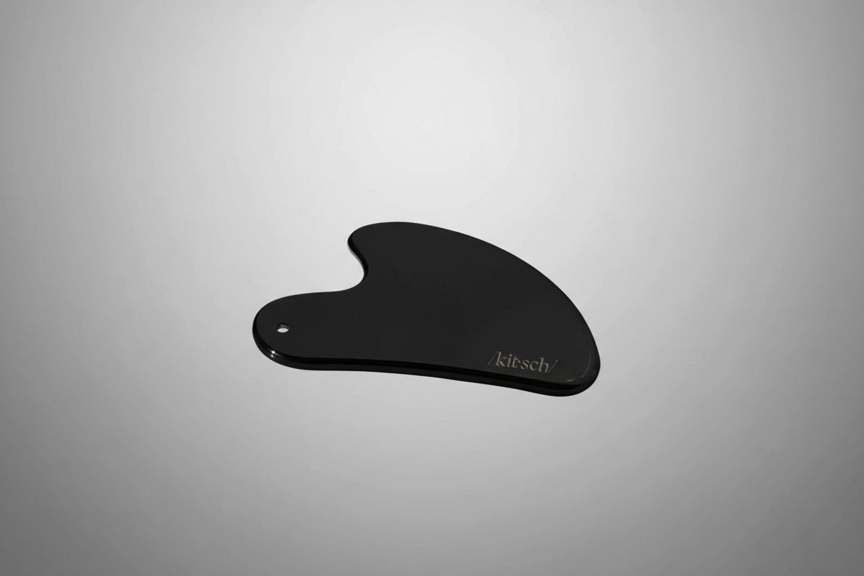Stainless Steel Gua Sha - Matte Black