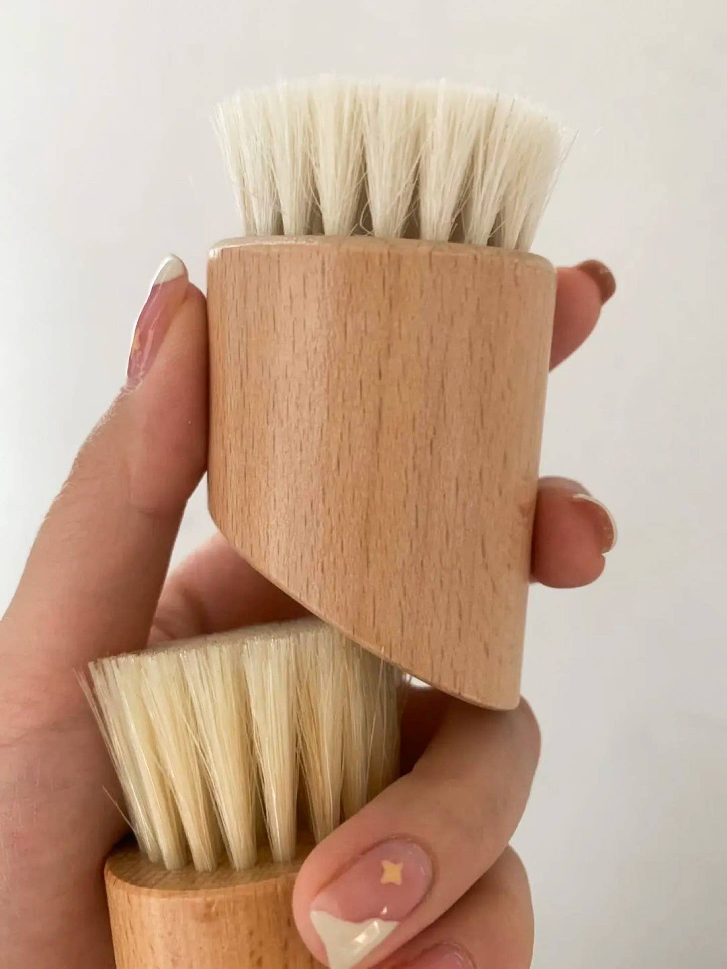 Face Brush with Natural Bristles