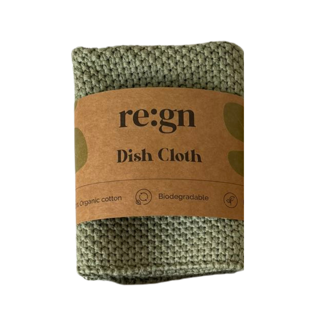 Organic Dish Cloths: Tan
